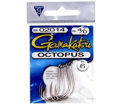  100 Gerry's Tackle 513014 Salmon Steelhead Barbless Octopus  Fish Hooks Size 2/0 : Sports & Outdoors