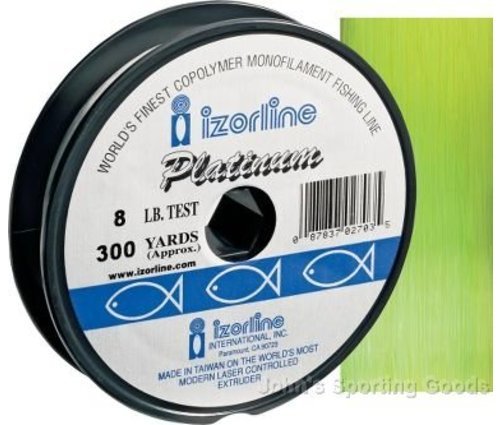 Izorline Platinum Yellow 300yd Spool - John's Sporting Goods