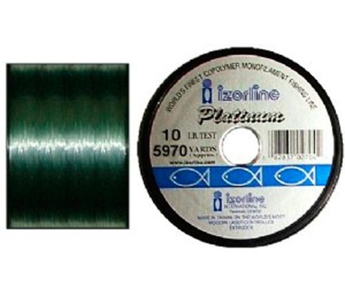 Izorline Platinum Green 1lb Spool - John's Sporting Goods