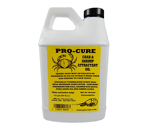 Pro Cure Shrimp & Crab Attractant Oil 1/2 Gallon - John's Sporting Goods