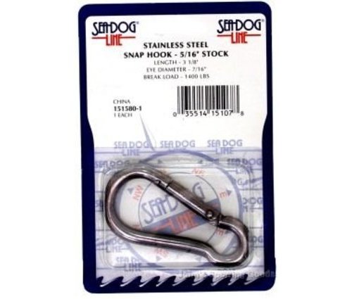 Sea Dog Stainless Snap Hook 151580-1 - John's Sporting Goods