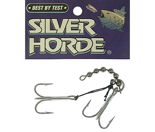 Silver Horde Plug Harness Treble Hooks
