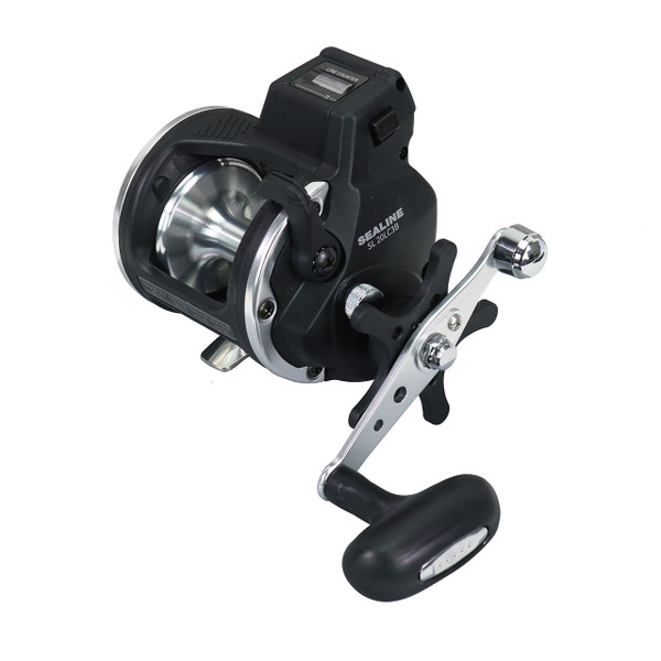 6.3:1 13+1BB Fishing Reel Left/Right Hand Low Profile Line Counter Fishing  Tackle Gear with Digital Display (Color : Right Hand)