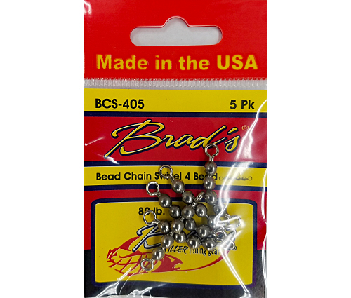 Brads BCS-405 4-Bead Stainless Steel Swivel - John's Sporting Goods