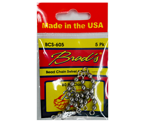 Brads BCS-605 6-Bead Stainless Steel Swivel - John's Sporting Goods