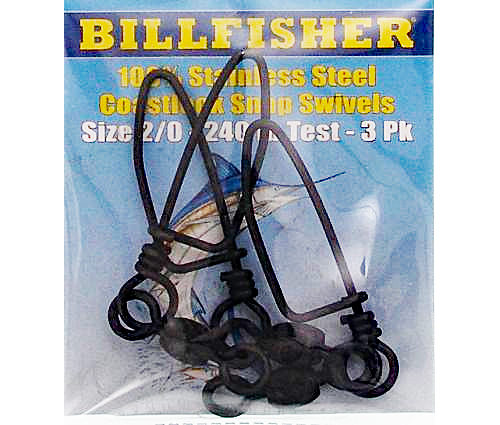 Billfisher Coastlock 2/0 Snap Swivel - John's Sporting Goods